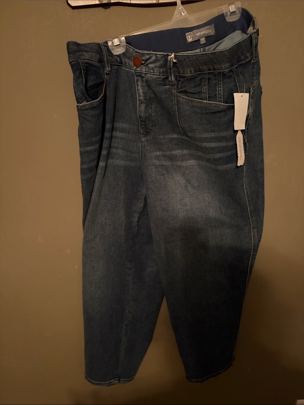 Wit & Wisdom Blue Denim Jeans with Dark Waistband